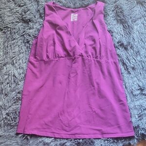 🍊Gilligan & O'Malley Women's Vibrant Purple Tank Top